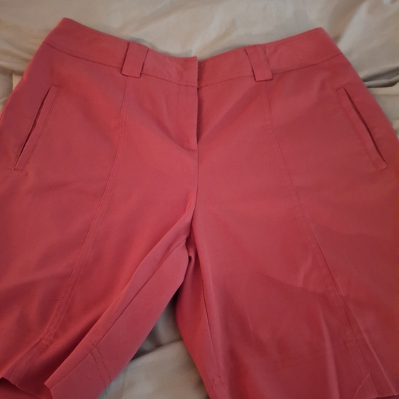 Bette & Court Women's Orange Bermuda Shorts, Dress Style - Picture 8 of 8